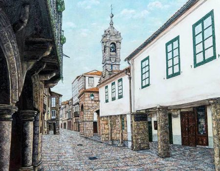 IGLESIA DE SANTA MARIA DE SALOME 51x61 cm