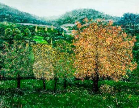 ÁRBOLES EN OTOÑO (54x73 cm.)