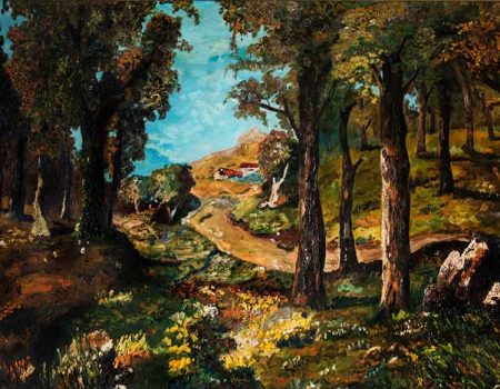 PAISAJE CON CAMINO 82x100x2 (5,2 kg)