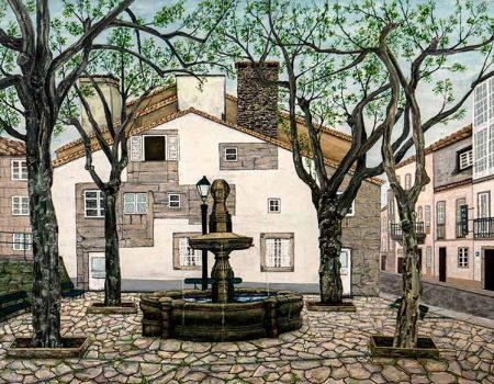 PLAZUELA DEL HOSPITALILLO (50x73 cm.)