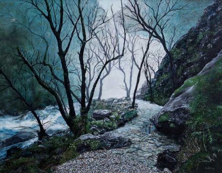 CASCADA DA FERVENZA 54x73 cm