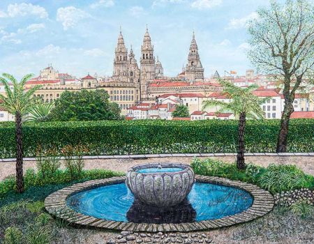 EL PASEO DE LA HERRADURA (81X65 cm.)
