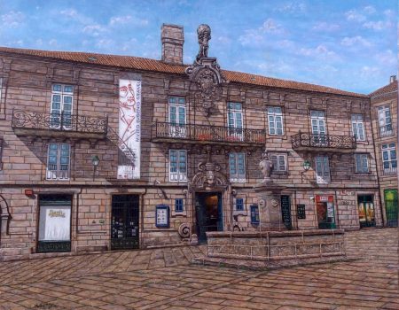 PRAZA DO TOURAL, SANTIAGO (81x65 cm.)