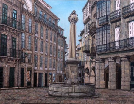 PRAZA DE CERVANTES (81x65 cm.)