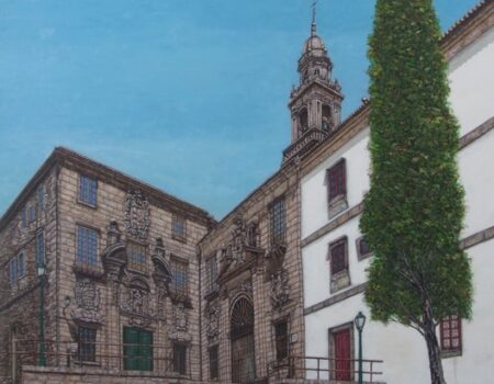 IGLESIA DE SANTO DOMINGO DE BONAVAL (81x65 cm.)